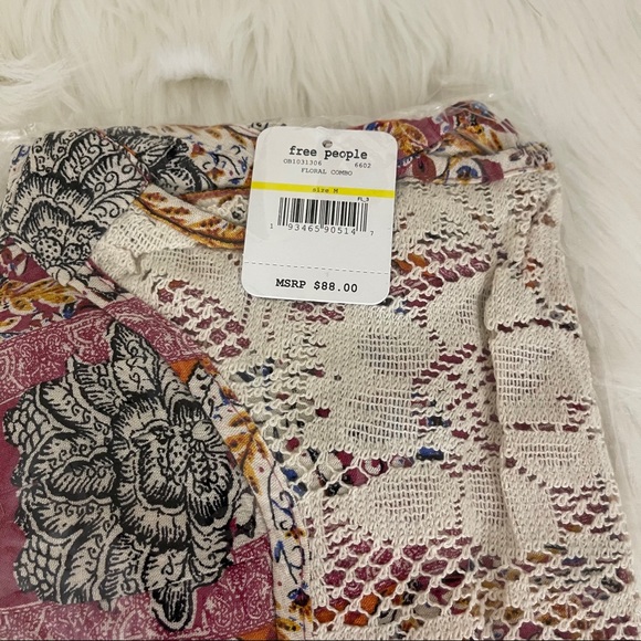 Free People Count Me In Trapeze Tunic Tank Combo M - Picture 5 of 6